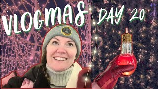 Vlogmas Day 20 Enchant Christmas  The Worlds Largest Christmas Light Maze and Village [upl. by Aniratac]