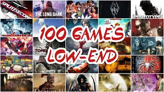 Best 100 Games For LowEnd PC  Potato amp LowEnd Games [upl. by Nadruoj]