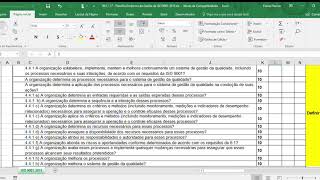 Planilha de Gestão da ISO 9001 2015 [upl. by Giardap]