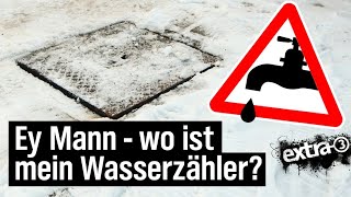 Realer Irrsinn Der unterirdische Wasserzähler  extra 3  NDR [upl. by Royce]