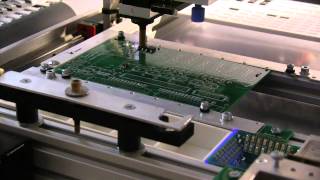 Homemade SMD Pick and Place Machine  complete cycle [upl. by Shannan]