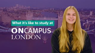 Meet Viktoriia from ONCAMPUS London [upl. by Anelrahc]