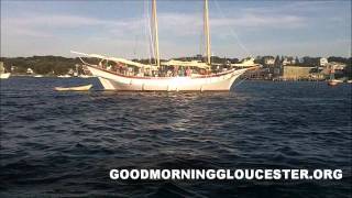 Schooner Ardelle Essex Built Welcomed To Gloucester [upl. by Alysa789]