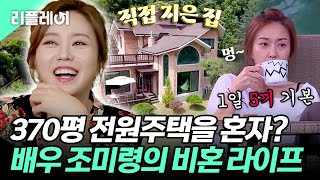 370평 전원주택에 혼자 산다 배우 조미령의 비혼 라이프🏡 조미령 비행소녀ㅣMBN 20170904 방송 [upl. by Kennie]