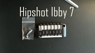 Ibanez SIR27FD Bridge Replacement Gibraltar bridge to Hipshot Ibby 7 [upl. by Peatroy]