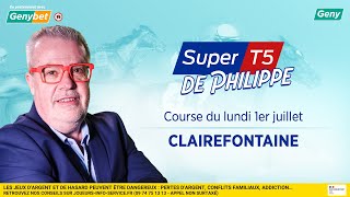 LE PRONO DU SUPER TOP 5 R1C4  01072024  A CLAIREFONTAINE [upl. by Bautista]