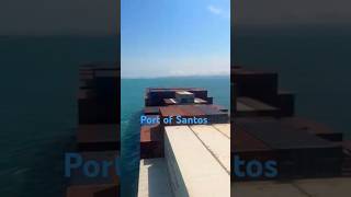 Navio entrando e atracando no Porto de Santos🇧🇷⛴️ brazil ship portodesantos relaxeviajeclaudio [upl. by Lacefield372]