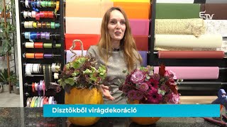 Dísztökből virágdekoráció – Mozaik [upl. by Delcina930]