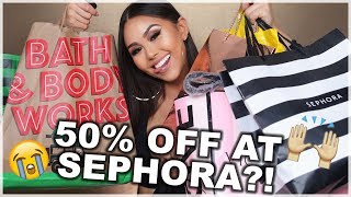 50 OFF AT SEPHORA BLACK FRIDAY HAUL 2017  Roxette Arisa [upl. by Wymore281]