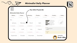 How to be a Minimalist Daily Planner in Notion 💪 [upl. by Karol]