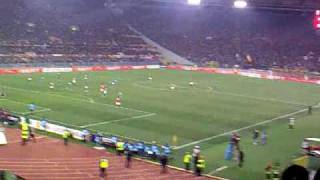 roma  panathinaikos 23 25022010 live το τριτο goal cisse απο εξεδραmp4 [upl. by Baecher709]