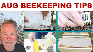 Beekeeping TIPS For The Month of AugustYou Can Do It [upl. by Ades]