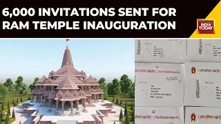 Ram Mandir 2024 Inauguration Invitation Process Commences In Ayodhya [upl. by Nerual]