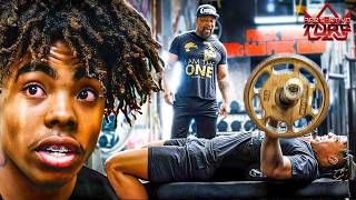 Bunchie Young Gets Chest DESTROYED By Body Builder 😱 [upl. by Sarah]