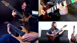 RINGS OF SATURN  Inadequate OFFICIAL GUITAR PLAYTHROUGH 2017 REUPLOAD [upl. by Quinton]