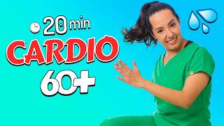 Rutina de 20 minutos de Ejercicio CARDIO para Adultos Mayores ACTIVOS  Mariana Quevedo [upl. by Ecinnaj]