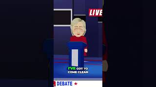 Debate madness  Hillary Clinton vs Mr Garrison debate election funny funnyvideo southpark [upl. by Katsuyama783]