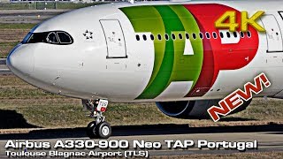 New Airbus A330900 Neo 4K TAP Portugal CSTUG [upl. by Afnin]