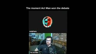 Act Man vs AndyPants Gaming gaming shorts debate politics [upl. by Bayard]