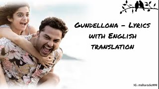 Gundellona  Lyrics with English translationVishawak SenAnirudhOri Devuda [upl. by Inaja]