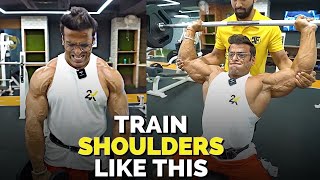 The Only Shoulder Workout You Need To Watch  Yatinder Singh [upl. by Mashe]