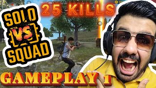 GARENA Free Fire  BOOYAH Day BuddyGameplay 1  Solo Vs Squad  HindiUrdu [upl. by Ettenyar]