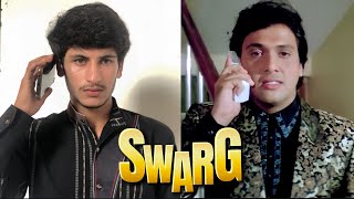 Swarg movie 1990  Govinda scene  swarg movie spoof  Diamond race [upl. by Enidan]