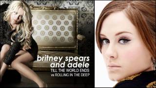 BRITNEY SPEARS  ADELE  TILL THE WORLD ENDS vs ROLLING IN THE DEEP [upl. by Yessej]