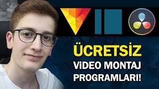 EN İYİ 3 ÜCRETSİZ VİDEO MONTAJ PROGRAMI  VİDEO EDİT PROGRAMLARI [upl. by Lunnete758]