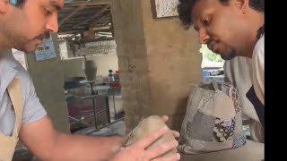 Andretta Pottery Sayam sharma vlogs trending pottery viralvideo potterscity [upl. by Akinirt]