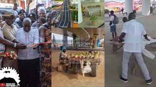 Hon Titus Glover Sacks Hawkers at New Flowerpot Interchange Ghanaians React [upl. by Everrs374]