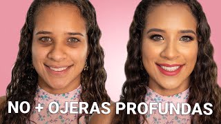 OJERAS OSCURAS Así debes cubrirlas tutorial paso a paso con correctores super baratos [upl. by Rothenberg468]