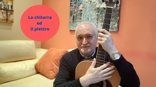 La chitarra ed il plettroIl giro di Re minore con quadriadi [upl. by Allevon]