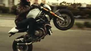 2014 Ducati Monster 1200S Wheelie [upl. by Bertrando323]