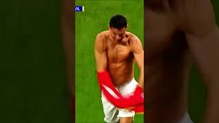 ronaldo shirt off celebrations football footballplayer capcut [upl. by Naujad]