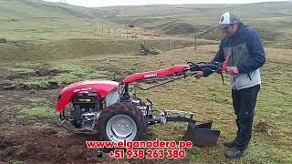 Motocultor Ducati Drt4201E 15hp Gasolinero Con Fresa Plus  Arado Aporcador [upl. by Magnien]