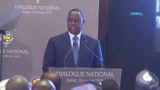 Diamniadio  Macky Sall lance le dialogue national [upl. by Vail]