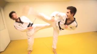 Taekwondo  Raihau Chin et Arnaud Sangue ont posé pour Karaté Bushido [upl. by Hoseia]