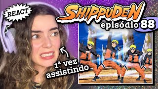 Atriz reage vamos ver o que o RASEN SHURIKEN faz  React Naruto Shippuden 88 [upl. by Valenba423]