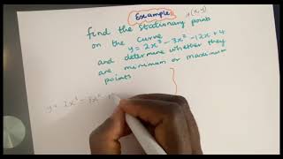 Stationary Points Differentiation NCC Foundation Maths Topic 4 [upl. by Akirret]