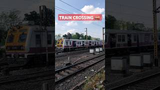 TRAIN CROSSING 🚂 indianrailways trainjourney [upl. by Navek]