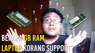 NAK TAMBAH RAM TAPI LAPTOP KORANG SUPPORT KE [upl. by Dwinnell170]