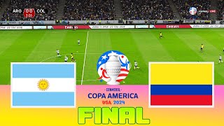 ARGENTINA vs COLOMBIA  Final Copa America 2024  Full Match All Goals  Football Match [upl. by Hiram315]