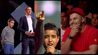 مغرب المواهب  أداء إسماعيل الطفل الذي أبكى لجنة تحكيم Big UP [upl. by Anoel]