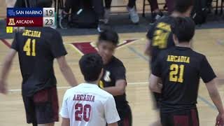 CIFSS Boys Volleyball 2022 San Marino  Arcadia [upl. by Ensign]