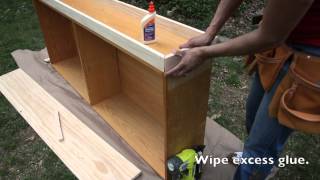 How to Hack a Bookcase  Build Storage on Top  Thrift Diving [upl. by Darbie]