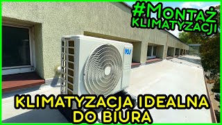 Klimatyzacja idealna do BIURA  Montaż 2x MDV Aroma 7kW [upl. by Dolloff941]