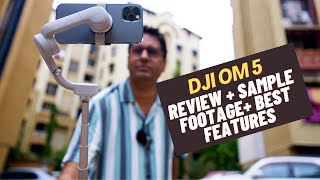 DJI OM 5 Mobile Gimbal Review  Sample Footage And Best Features [upl. by Melvina]