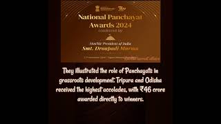 National Panchayat Awards 2024 [upl. by Oremo]