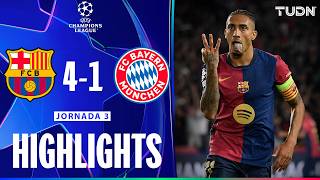 HIGHLIGHTS  Barcelona vs Bayern München  UEFA Champions League 2425  TUDN [upl. by Alioz]